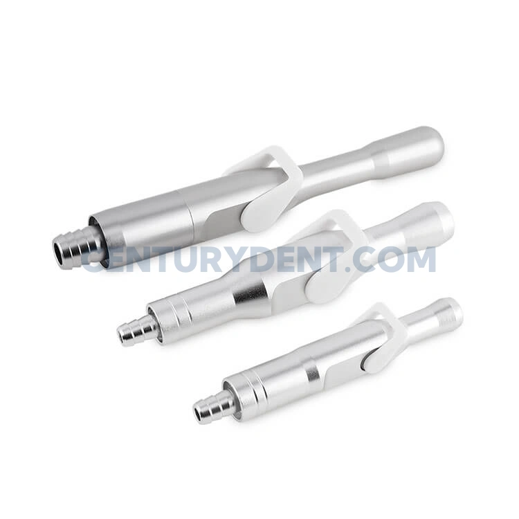 Aluminum dental strong and weak suction handle