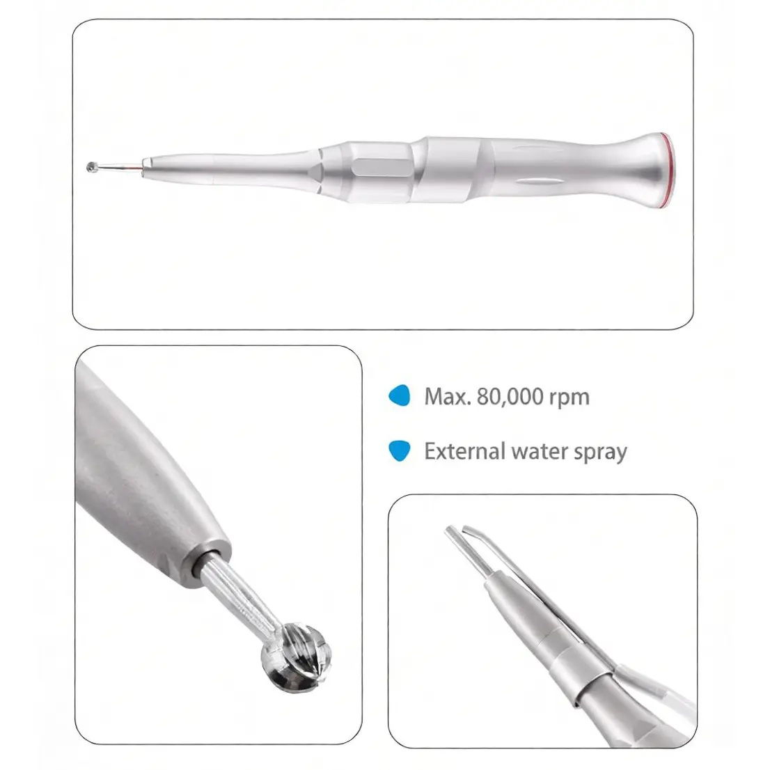 1 to 2 surgical handpiece