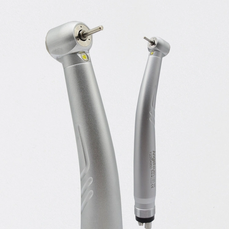 LED high speed dental handpieces with three water spray