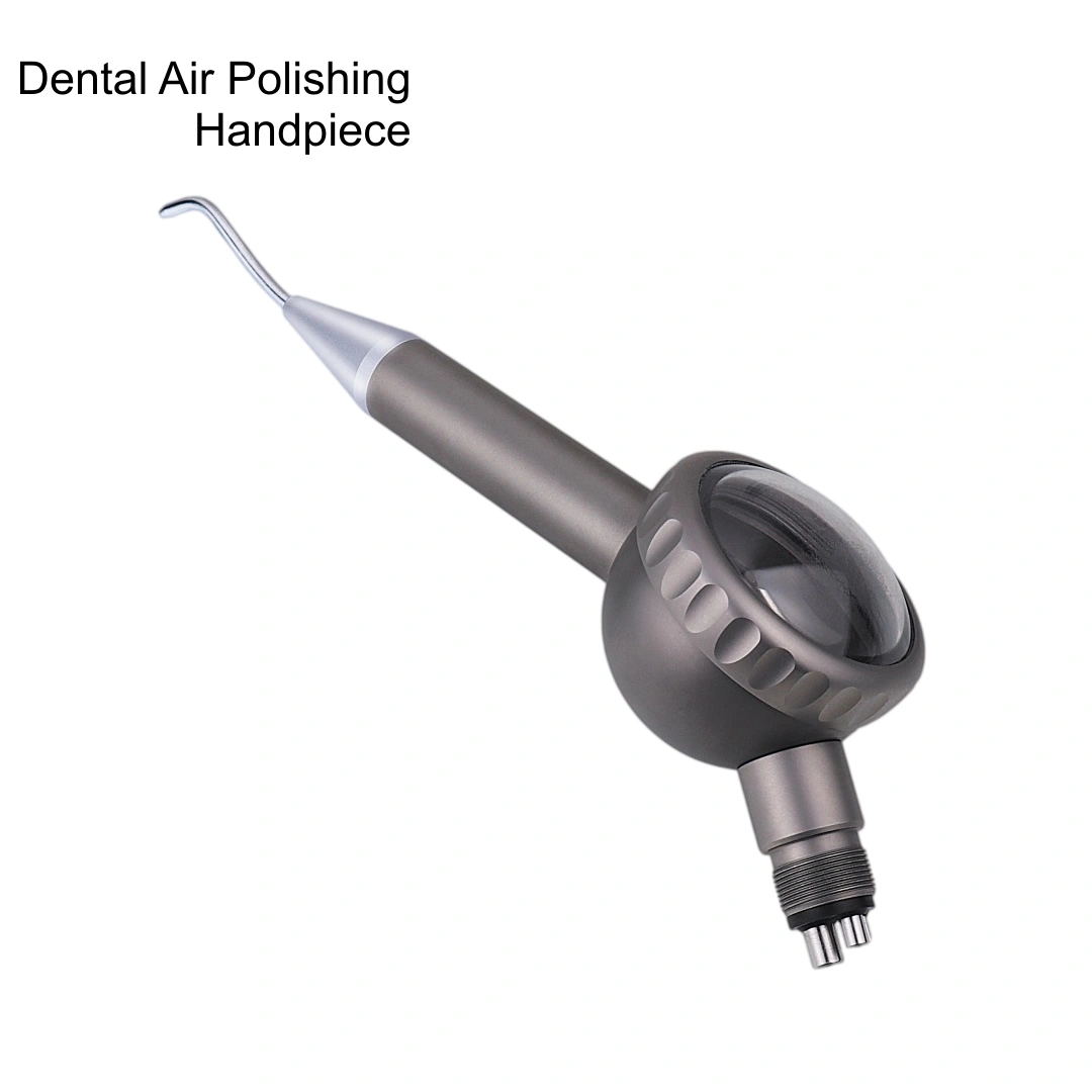Dental air polishing handpiece