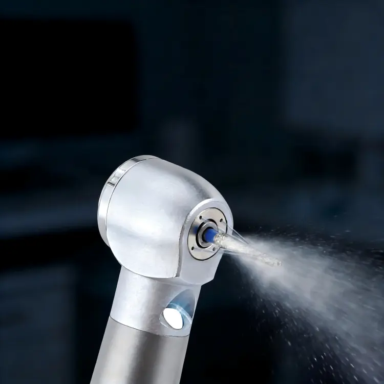 four water spray from LED dental high speed handpiece