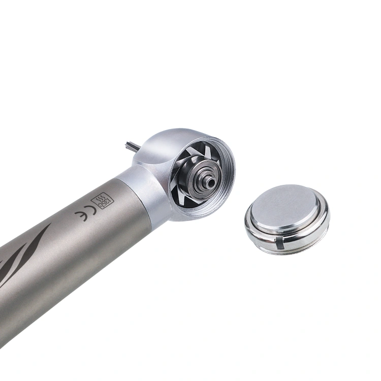 dental high-speed handpiece push-button chuck and internal components